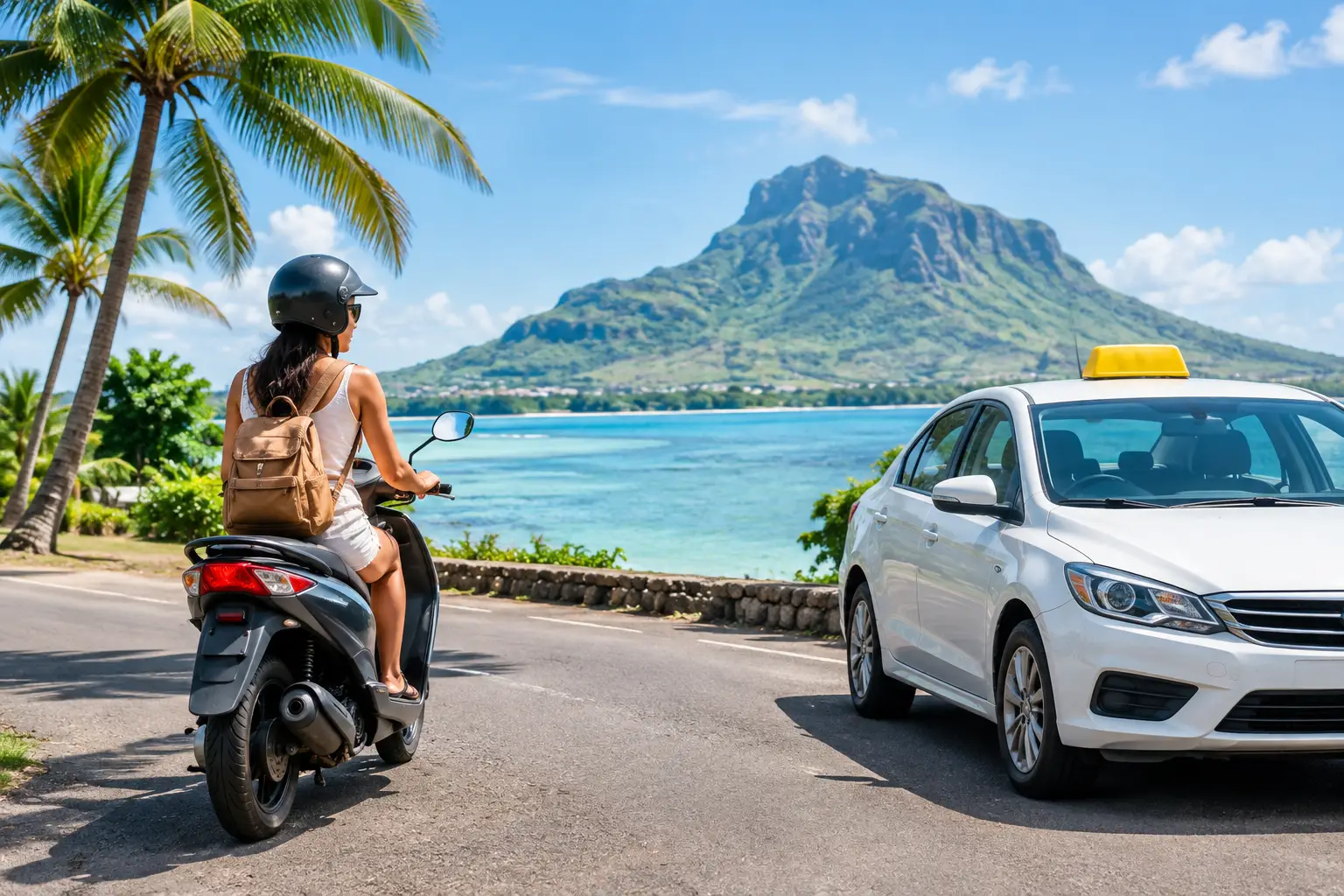 Mauritius Scooter Rental Versus Taxis on Vacation